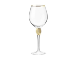 Long Stem Gold Rim Wine Glasses – Set of 6