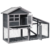 Indoor/Outdoor 2-Story Wooden Animal Hutch/Coop