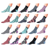 Women’s Ultra-Plush Cozy Crew Socks (5- to 20-Pairs) – 20-Pair