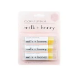 Milk and Honey Lip Balm 3-Pack (Coconut)