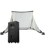 Uneekor EYE MINI LITE Golf Net Practice Bundle – 10×7 Rectangle Golf Net