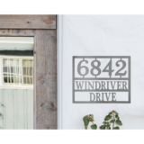 Personalized Address Numbers for House Plaque – 15×18