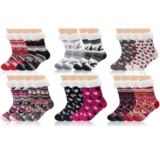 Women’s Assorted Soft Sherpa Slipper Socks (3-Pairs)