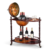 16th Century Italian Style Wood Globe Wine Bar
