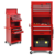 Red Rolling 6-Drawer Tool Chest with Riser