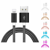 10-Foot Braided Lightning Cables for AppleÂ® Devices (6-Pack)