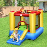 Kids’ Inflatable Bounce House with Slide (Without Blower)