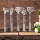 Garden Metal ID Label Stake (Set of 5)
