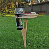 Portable Wine and Appetizer Event Table