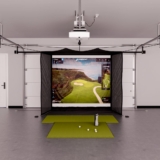 Foresight Sports GCQuad Garage Golf Simulator Package – 8′ Wide Garage x 7′ Wide Screen (GCQ)