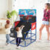5-Piece Counter Height Table & Upholstered Stools