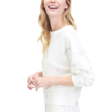 Splendid Virtue Embroidered Pullover – Ivory.