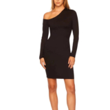 Susana Monaco Open Shoulder Dress – Black.