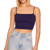 Susana Monaco String Crop Top – Sea Deep.