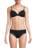 Dkny Women’s Microfiber Lift Bra – Black