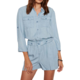 Tart Collections Dale Romper – Light Wash.
