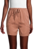 Women’s High-waist Drawstring Shorts – Desert Sand