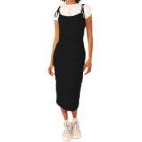 Toby Heart Ginger Midday Midi Dress – Black.