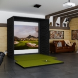 Trackman iO SIG8 Golf Simulator Package – Golf Simulator Flooring / Home Edition