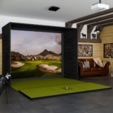 Trackman iO SIG10 Golf Simulator Package – Fairway Series 5′ x 5′ / Home Edition