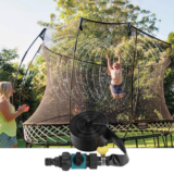 Kids’ Backyard Trampoline Sprinkler