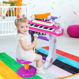 Kids’ Electronic 37-Key Keyboard with Microphone