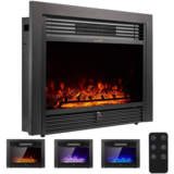 28.5-Inch Electric Fireplace Insert with 3 Color Flames