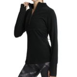 Varley Formosa Half Zip Pullover – Black.