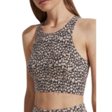 Varley Let’s Move Harris Bra – Tan Motion Spots.