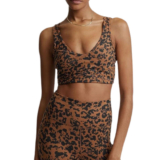 Varley Let’s Move Kellam Bra – Bronze Cheetah.