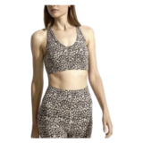 Varley Lets Move Park Bra – Tan Motion Spots.
