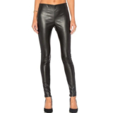 Velvet Berdine Faux Leather Leggings – Black.